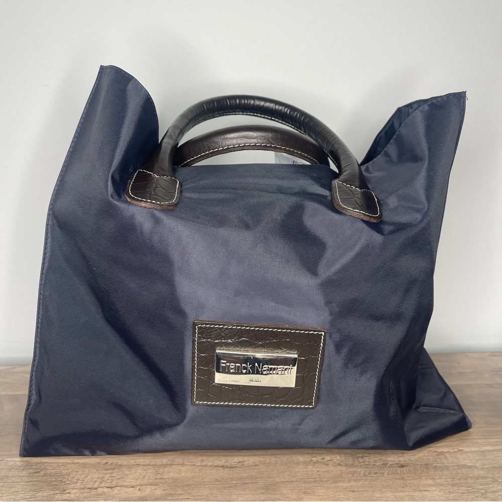 Women’s navy blue Franck Namani purse‎ handbag